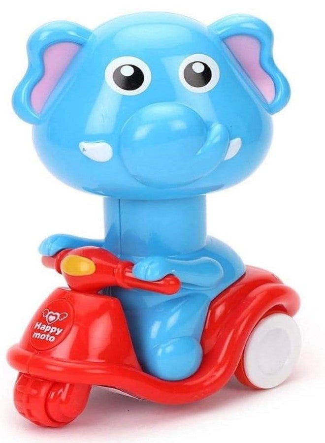 Friction Speed Scooter Toy, Blue Elephant Design, for Kids Pack of 1